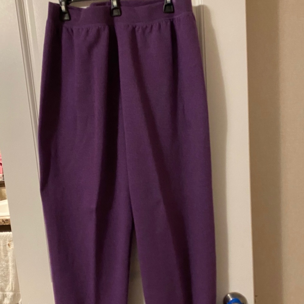 purple sweatpants